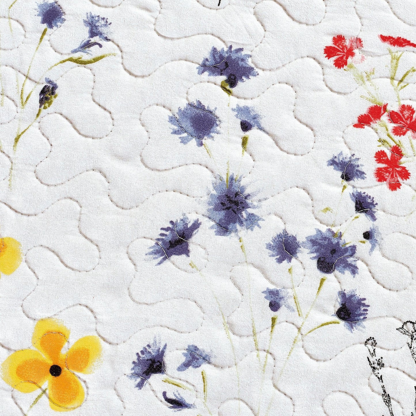 Colorful Floral 3 Piece Quilt Set - Marianne Collection