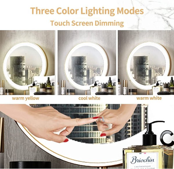 Makeup Vanity with Lights, Drawers, and Stool – Luxury Vanity Set for Women