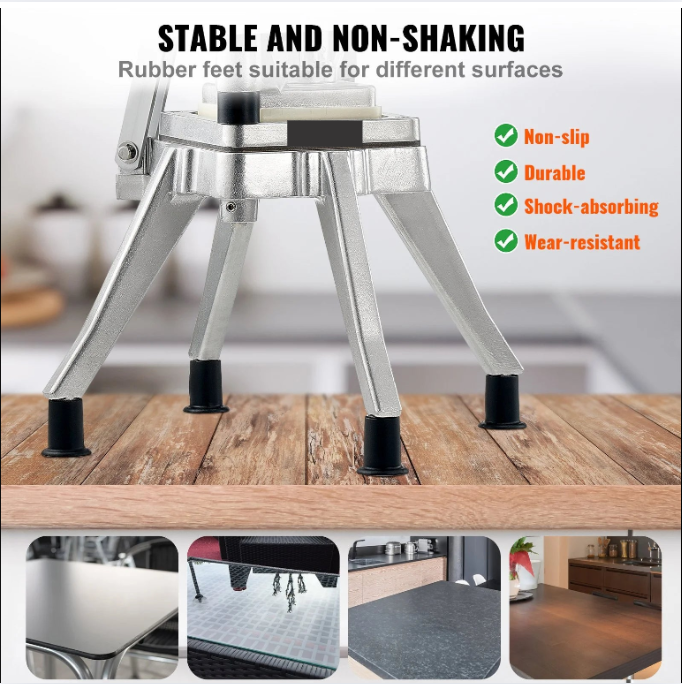 Commercial Chopper Commercial Vegetable Chopper with 4 Blades Fruits Dicer