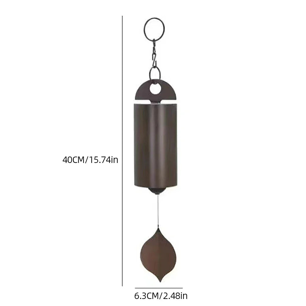 Large Deep Resonance Serenity Metal Bell Heroic Wind Chimes Outdoor Garden Decor