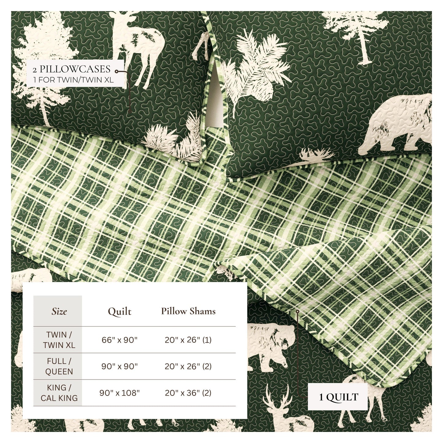 3-Piece Lodge Quilt - Rio Ridge Collection