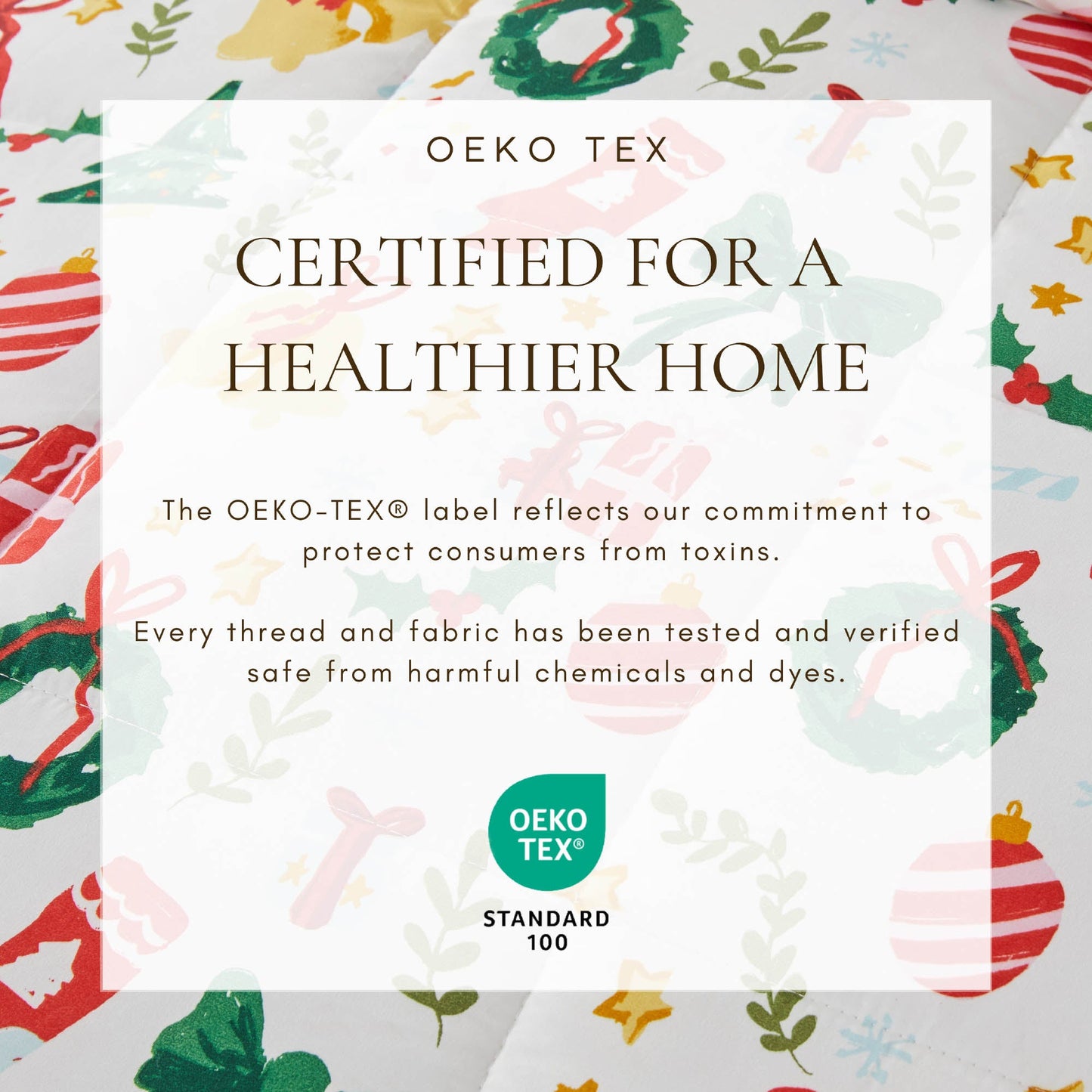 Reversible Christmas Comforter and Sham Set - Holiday / Lodge Odette Collection