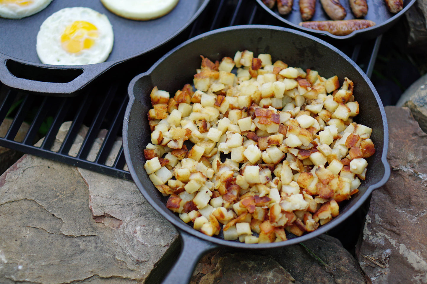 10.5 Inch Pre-Seasoned Cast Iron Skillet with Handle