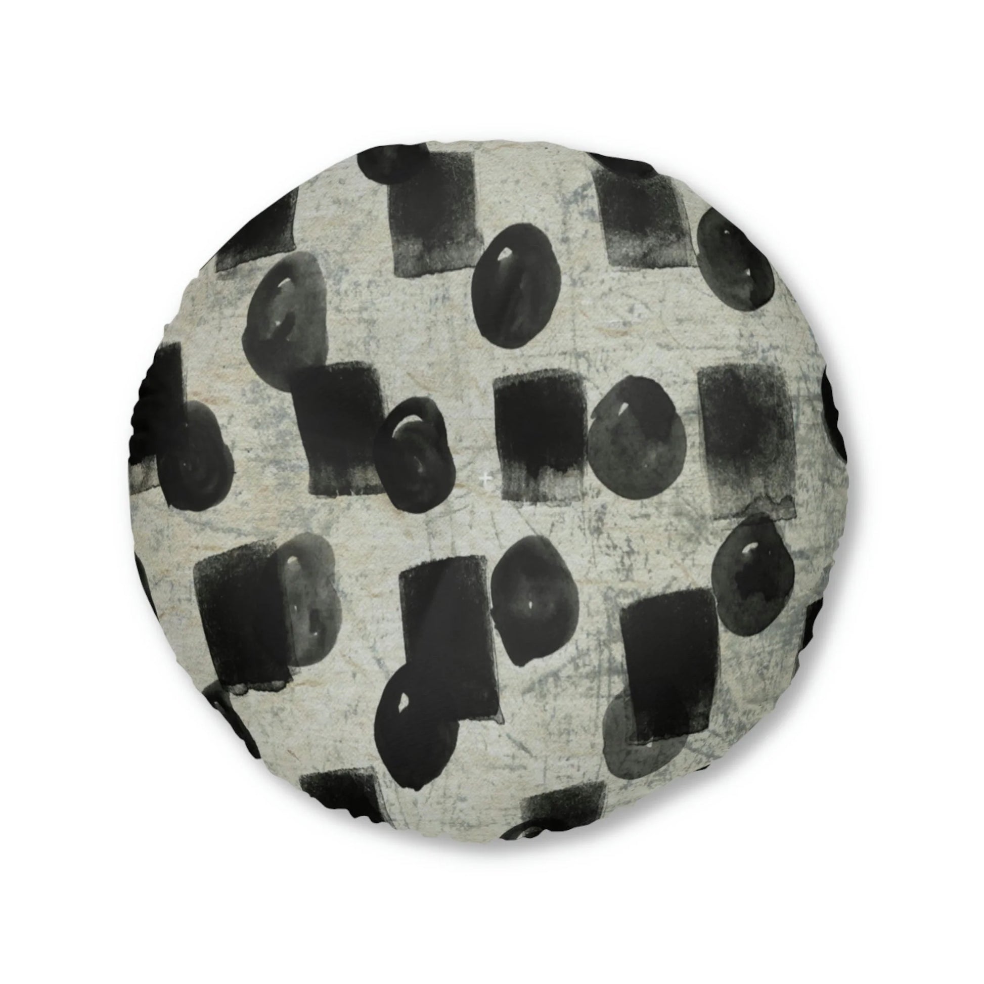 Meditation and Comfort Floor Pillow DOTS| Minimal by Queennoble