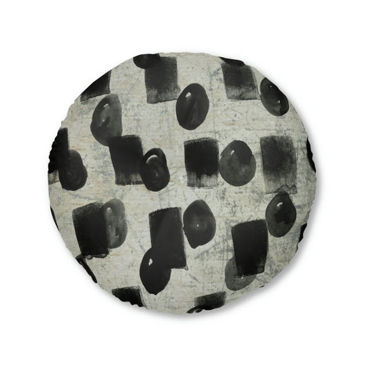 Meditation and Comfort Floor Pillow DOTS| Minimal by Queennoble