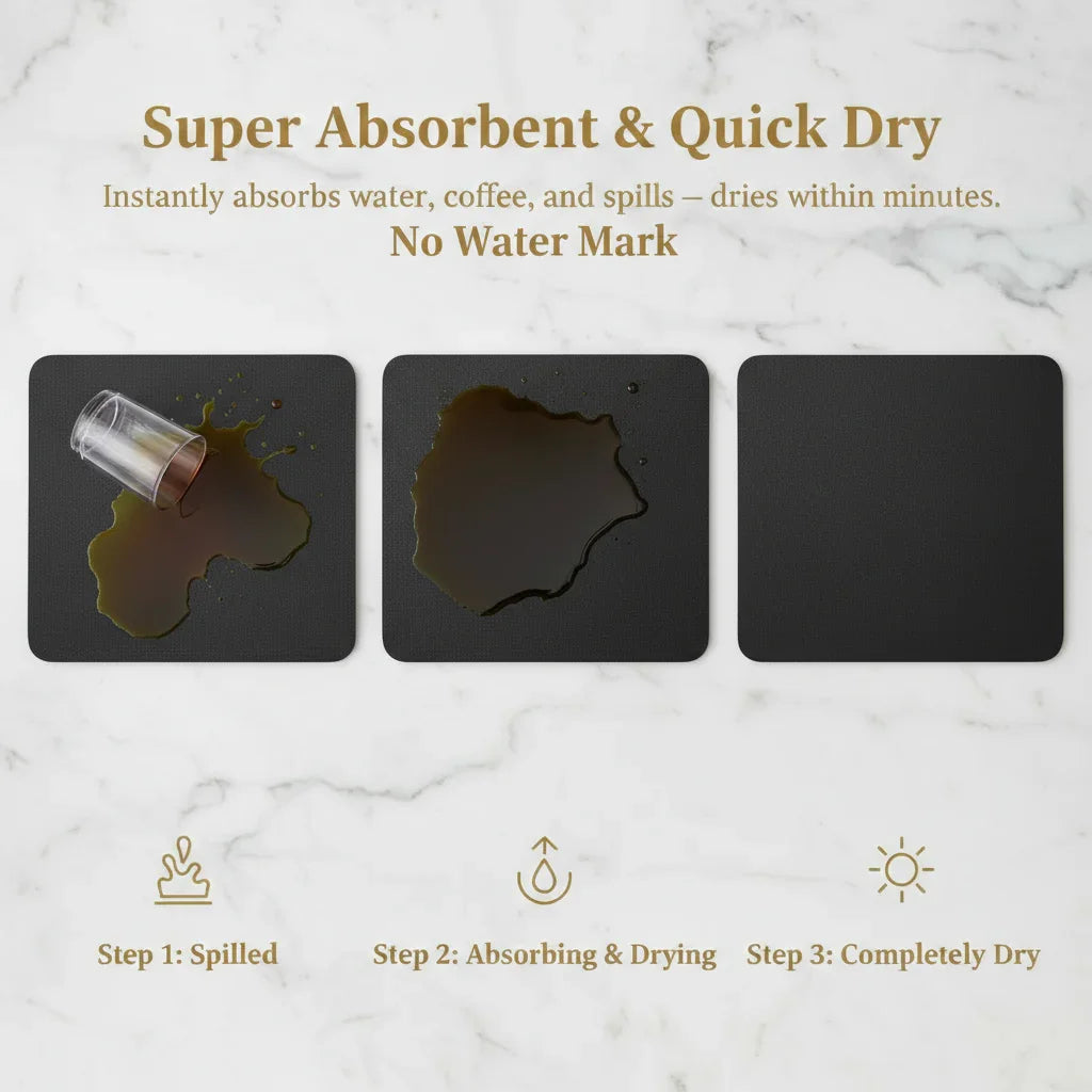 Dish Drying Mat – Absorbent, Non-Slip Kitchen Mat | Strabella