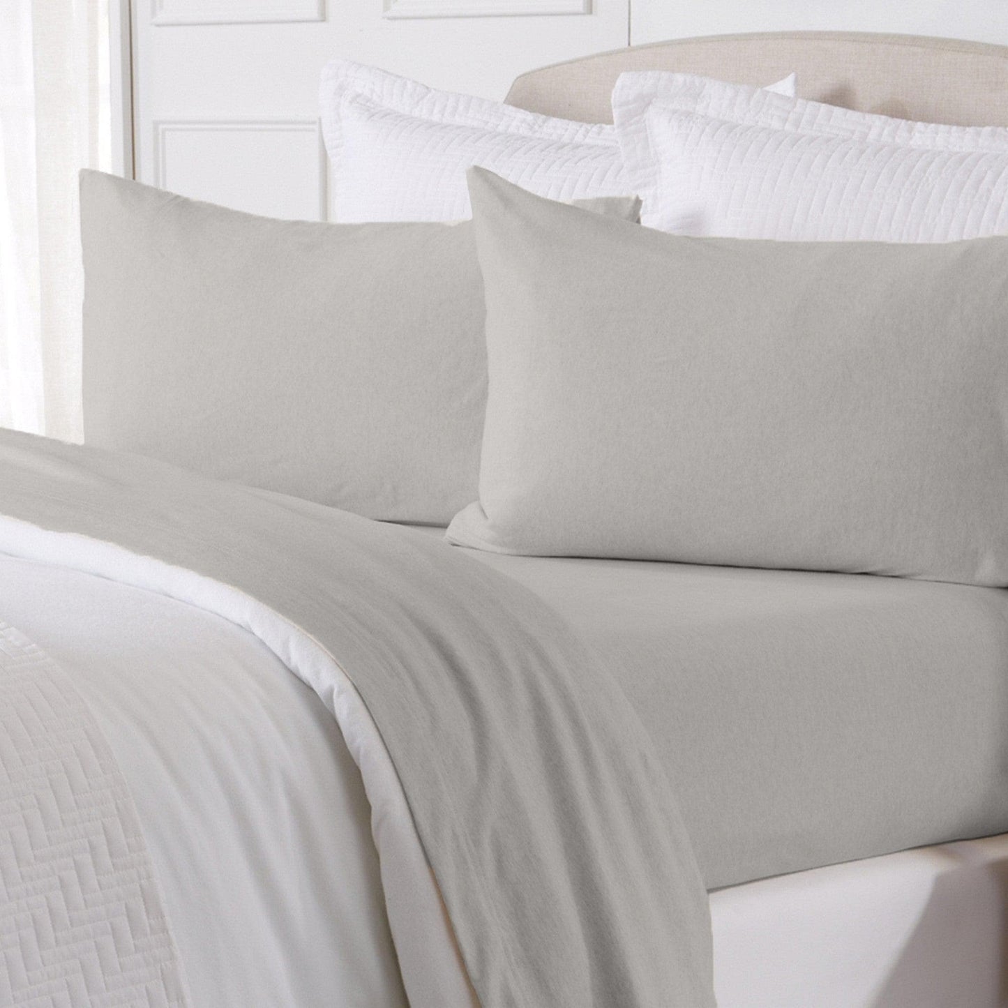 4-Piece Flannel Jersey Sheet - Cozy Flex Collection