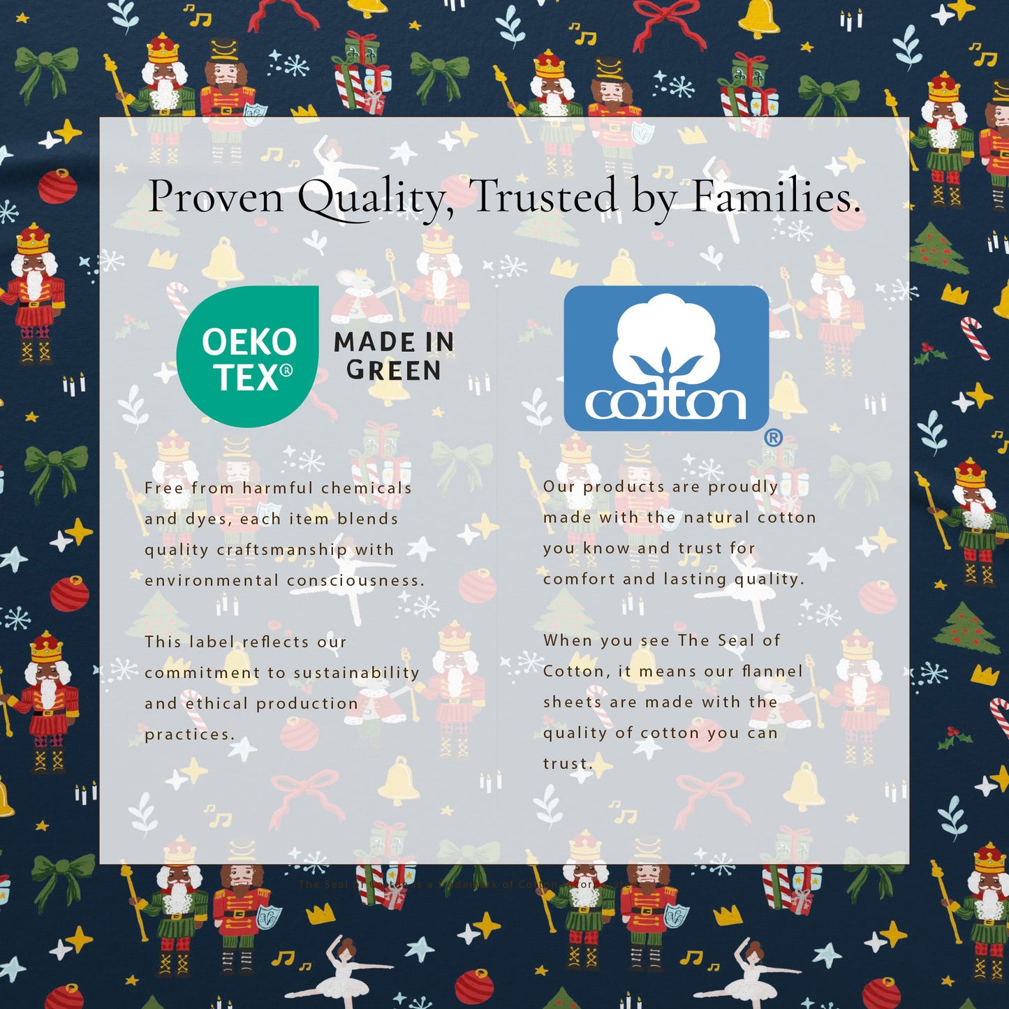 4-Piece Turkish Cotton Christmas Flannel Sheet - Whittaker Collection