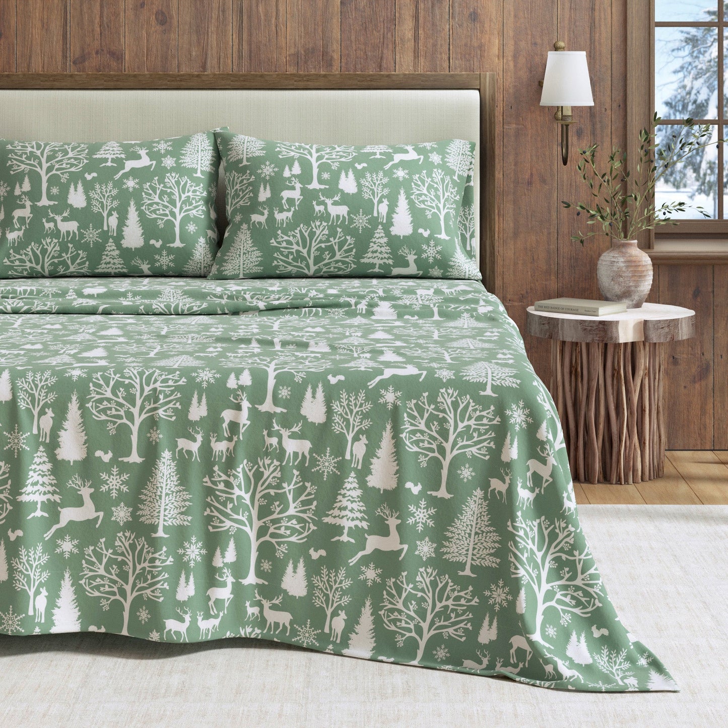 4-Piece Turkish Cotton Flannel Sheet - Lakeview Collection