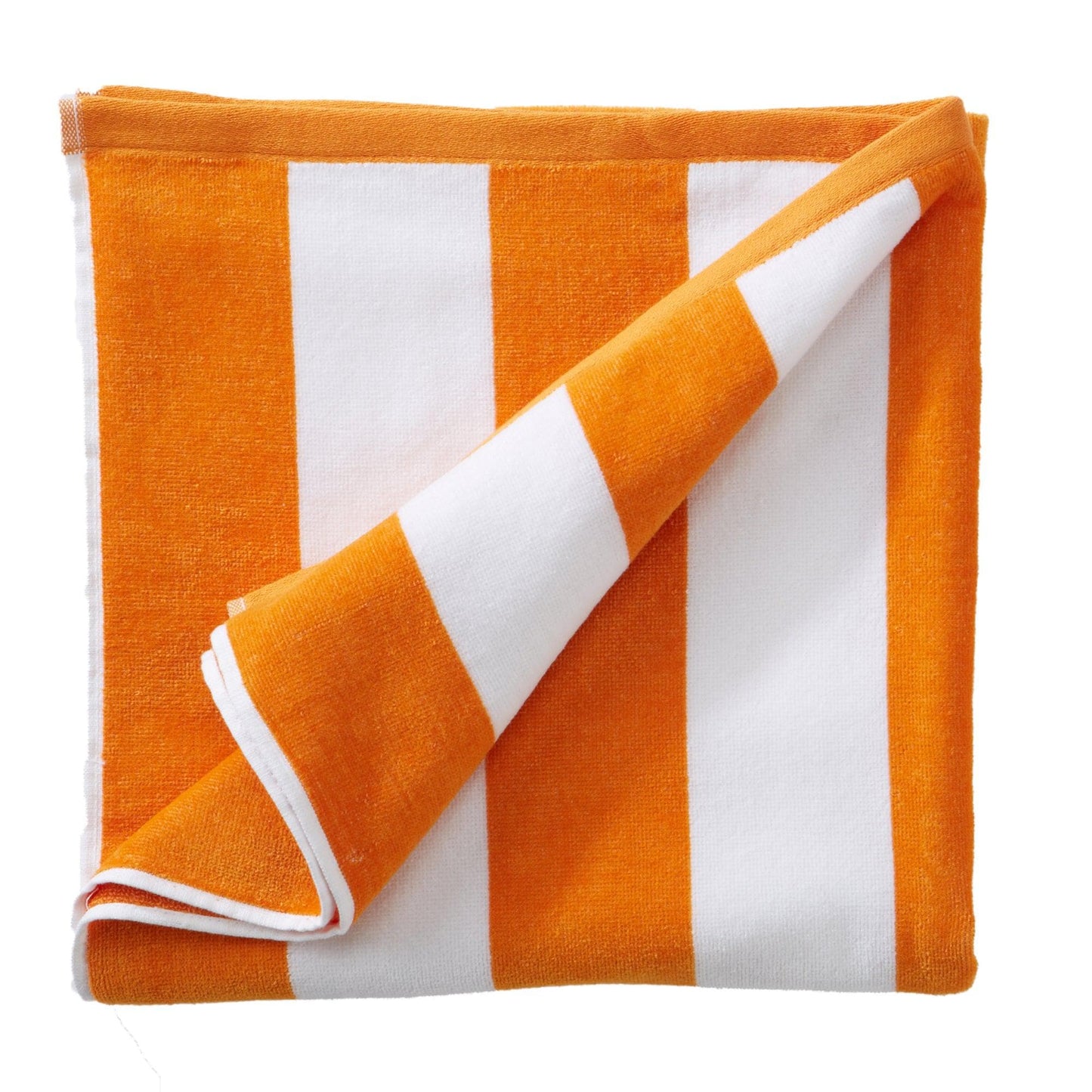 Cotton Velour Cabana Stripe Beach Towel - Novia Collection