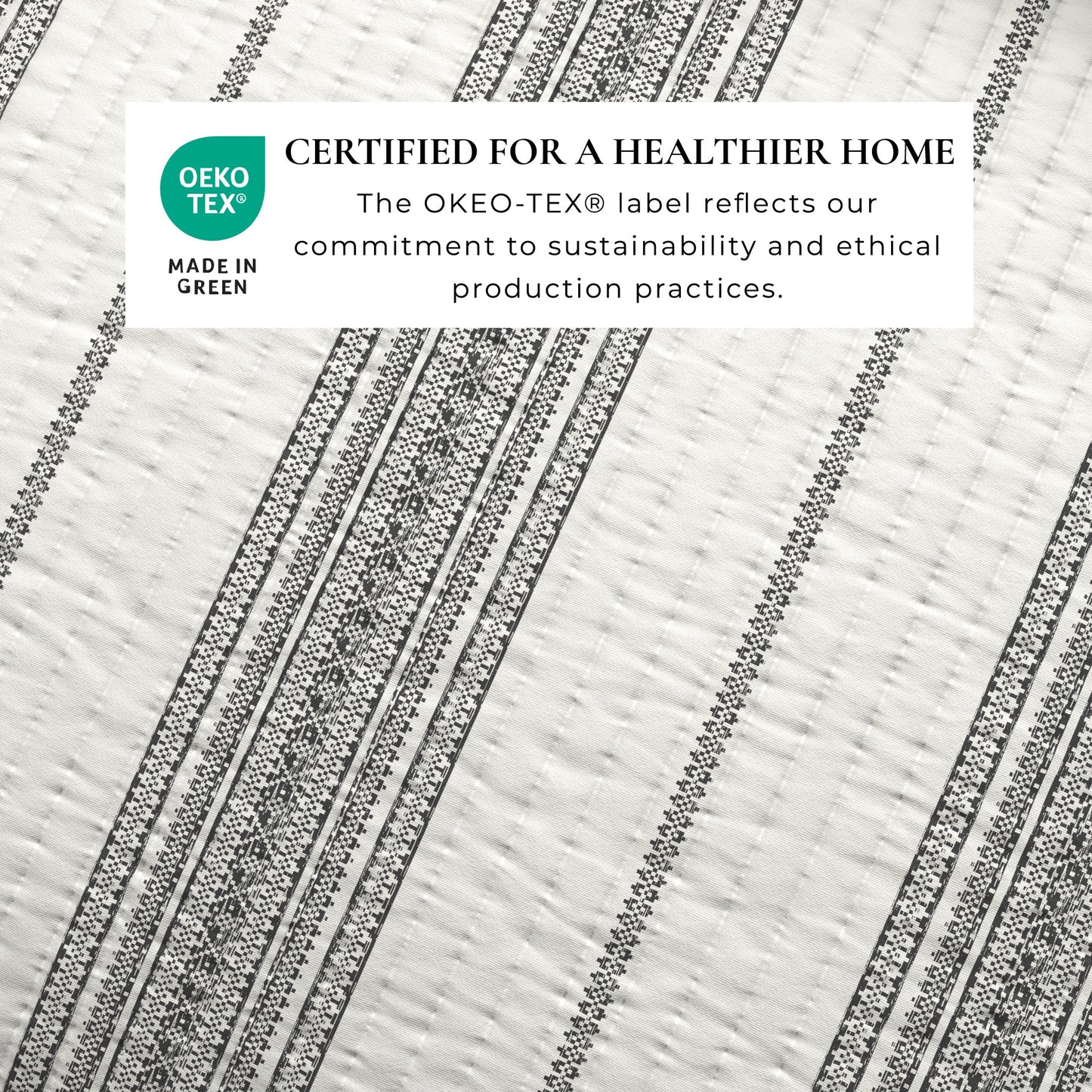 3-Piece Stripe Quilt - Wesley Collection