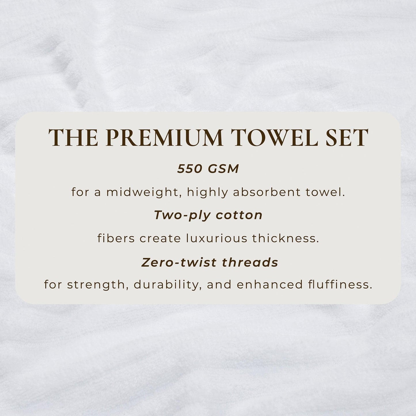 Luxury Cotton Towels - Karina Collection