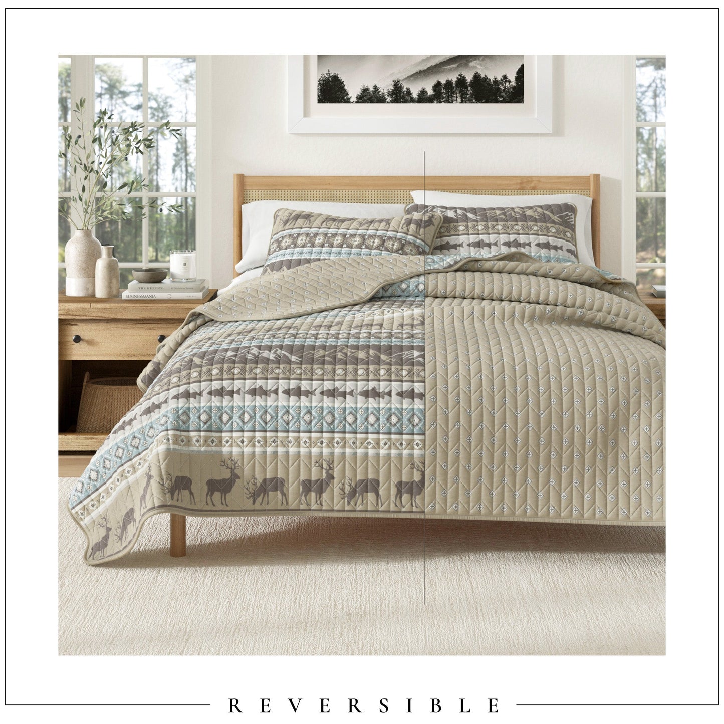 3-Piece Lodge Quilt - Yosemite Collection