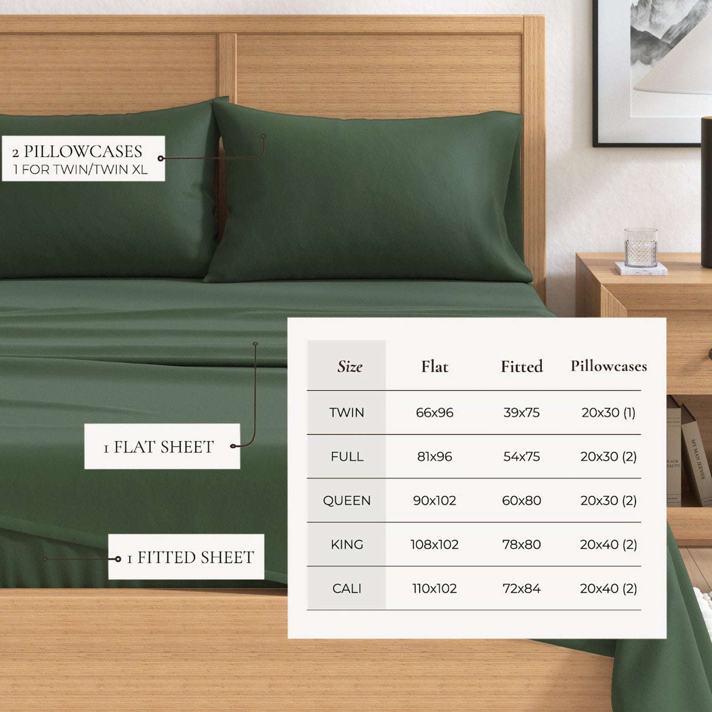 4-Piece Cotton Solid Flannel Sheet - Nordic Collection