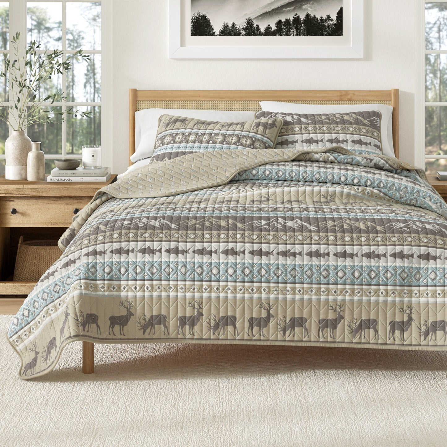 3-Piece Lodge Quilt - Yosemite Collection